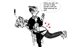 blondie spanking cartoons - dagwood spanking blondie