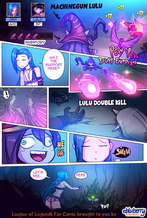 lulu cartoon porn - Jinx x Lulu + Others Porn comic, Rule 34 comic, Cartoon porn comic -  GOLDENCOMICS