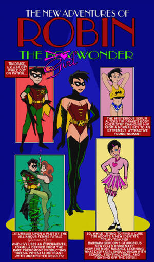 Batman Gender Bender Porn - Robin The Girl Wonder, Superman's Pal Jamie Olsen, Fan Art - HentaiEra