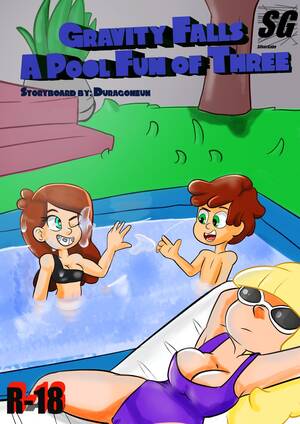 Bisexual Porn Comics Pool - SilverGabe â€“ A Pool fun of Three (Gravity falls) â€¢ Free Porn Comics