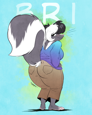 Female Skunk Furry Porn - 259346 - safe, artist:scottyartz, mammal, skunk, anthro, barefoot, big  breasts, big butt, blushing, breasts, butt, chubby female, claws, feet,  female, hair, hair over eyes, smelly, smiling, solo, solo female, thick  thighs, thighs,
