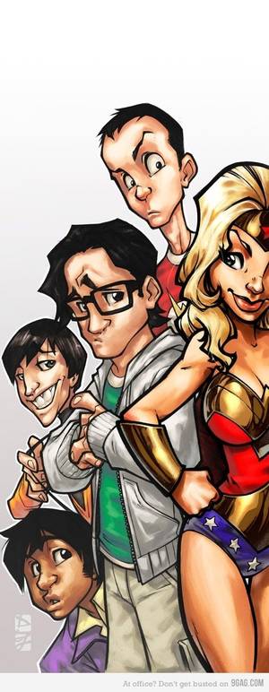 Big Bang Theory Cartoon Porn - Just The Big Bang Theory gang