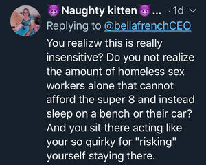 Bella French Naughty List - Twitter Backlash: ManyVids' Bella French Criticized