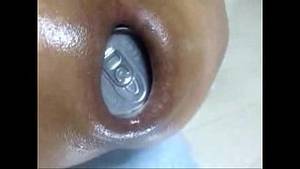 anal urethra - A bottle is put into the anus.