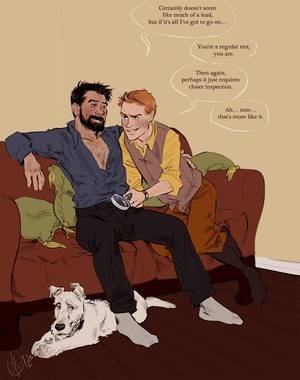 Gay Porn Drawings Tintin - tintin x haddock | Tintin - great snake. by Eeba-ism