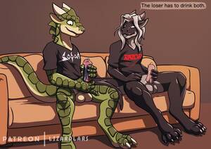 Furry Sex Cum - Cum Contest by Lizardlars comic porn | HD Porn Comics