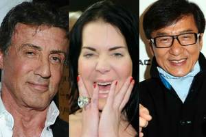 Jackie Chan Did Porn - Sylvester Stallone, Chyna, Jackie Chan