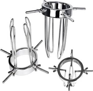 Anal Dildo Forced - xofoco BDSM SM SM Metal Expander Dilator 4 Screws Stainless Steel Dilator  Sex Toy for Men Women Couples Adjustable Tunnel Expander Labia Separator  Vaginal Dilator Lifelike : Amazon.co.uk: Health & Personal Care