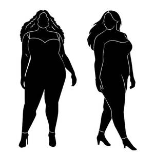naked bbw wife silhouette - Fat Woman Silhouette Images - Free Download on Freepik