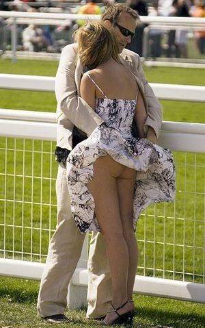 flight upskirt no panties - Royal Ascot Fashion Faux Pas - Girls, this is why we don't leave home  without your panties!