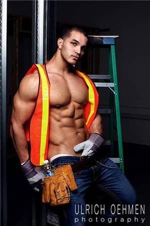 construction worker - Muscular Construction Workers | Davier Valentino, construction worker