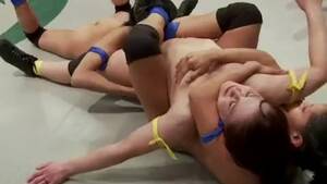 lesbian double team xxx - Horny babes in tag team wrestling - RedTube