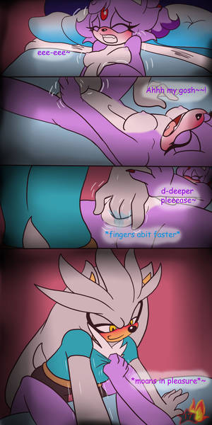 Blaze The Cat Porn Comic - [chacumera] Silvaze (Sonic The Hedgehog) Hentai Online porn manga and  Doujinshi