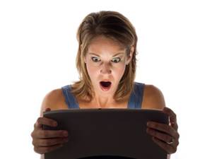 Disturbing Shocking Porn - shocked woman