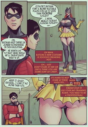 naked cartoon batgirl porn - Ruined Gotham - Batgirl Loves Robin - KingComiX.com