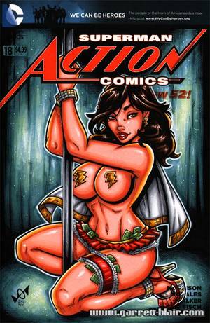 Dc Comics Sexy Mary Marvel - Mary Marvel stripper sketch cover by