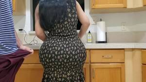 Kitchen Porn Mom Dress - Big Ass Stepmom Fucks Her Stepson In The Kitchen After Seeing His Big Boner  - xxx Mobile Porno Videos & Movies - iPornTV.Net