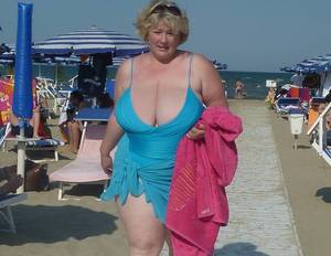 fat mature bathing suit - OH,HUGE MELON SWIMSUIT BBW !
