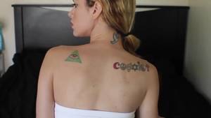 Brazil Tattoos Porn - ex Adult film star / porn star Jessie Rogers is a Globalist and ILLUMINATI  whore Interview