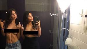 Kim Kardashian Porn Uncensored - Kim Kardashian, Emily Ratajkowski in naked bathroom selfie | British GQ |  British GQ
