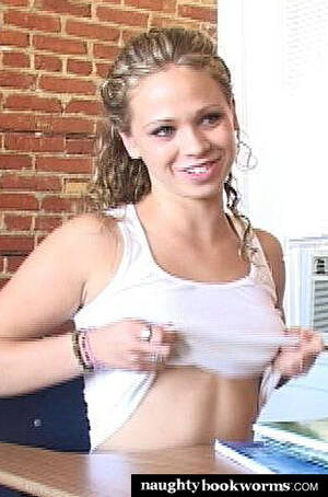 Hayley Bangg Naughty America Porn - Haylee Bangg fucking in the classroom with her small tits