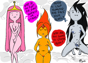 Adventure Time Porn Marceline Bubblegum - Rule 34 - @atsign adventure time english text flame princess inviting marceline  nude princess bubblegum side shave spread pussy take your pick text | 975080