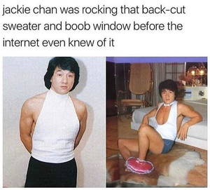 Chan Virgin Porn - Virgin Killer Sweater Jackie-chan is best waifu