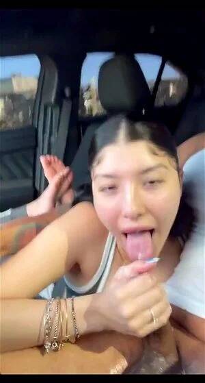 latina gives head in car - Watch Latina road head with soles up - Feet, Blowjob, Soles And Feet Porn -  SpankBang