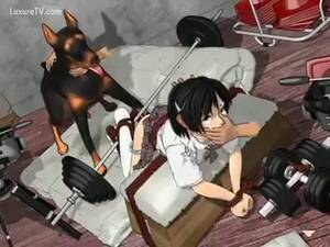 k9 sex toon bondage pics - Poor young Asian cartoon teen restrained by a captor then mounted and  fucked by large dog - LuxureTV
