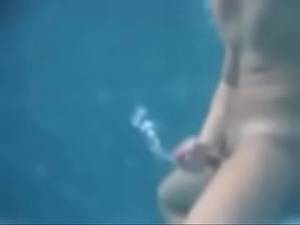 girl masturbating spy cam underwater - 