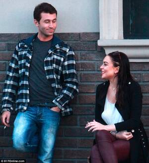 Lindsay Lohan Porn - Lindsay Lohan gets acquainted with her new co-star, porn star James Deen |  Daily Mail Online