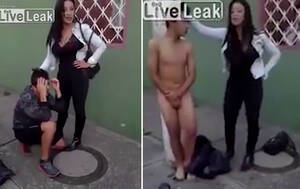 naked forced undress - Woman in Colombia forces would-be robber to strip naked in the street â€“  WATCH | Metro News