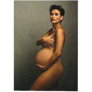 Demi Moore Nude Porn - Leibovitz, Annie - Demi Moore Pregnant with Scout - famous nude photo  postcard on eBid United States | 82525225
