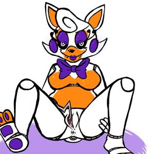 Lolbit F Naf Porn - e621 2016 animatronic anthro anus bedroom_eyes black_sclera bow_tie breasts  canine eyeshadow fangs featureless_breasts female five_nights_at_freddy's  ...