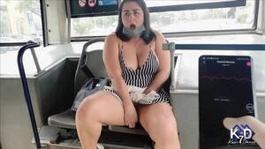 Latina Vibrator Squirt - Stranger Controls my Vibrator till I Squirt on the Bus+then Steals my Thong  - Pornhub.com