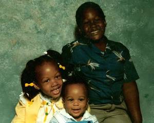 ebony cum babies - Shalon, her baby brother Simone and her older brother Sam III, in a photo  taken in the mid-1980s (Courtesy of Wanda Irving)
