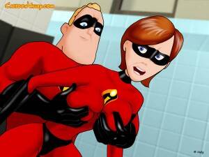 incredibles shower sex - Cartoon Porn presents: Check out the steamy cartoon porn in this Incredibles  drawn sex gallery! Elastigirl is scrubbing the bathroom floor when Mr.  Incredible sneaks up behind her and starts fondling her