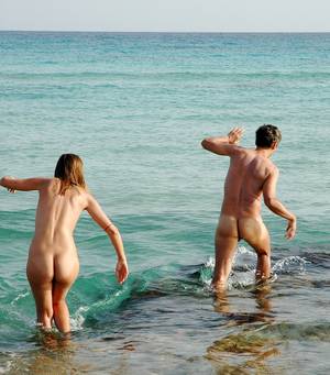 europe nudist sunbathing - 