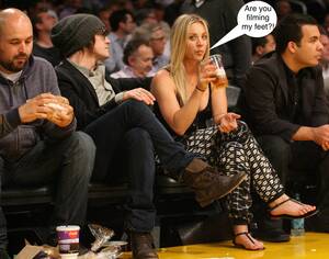Kaley Cuoco Feet Porn - Kaley Cuoco's courtside sandals and gorgeously displayed pedicured bare feet  attract the wanted attention of a cute cameraman (a fantasy M/F foot  tickling story) â€“ The Laughter Mechanic