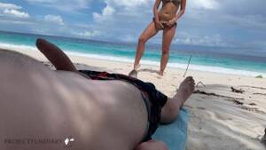 fucking her on the beach - wild fucking sex on public beach riding my dick with cream on her ass -  Free Porn Videos - YouPorn