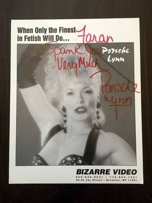 70 Retro Porn Comics - Adult Legend PORSCHE Lynn autographed signed 8X10 PORN STAR FETISH BIZARRE