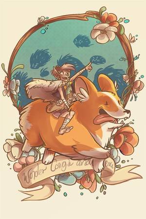 Flying Cartoon Porn - Flying CORGI! Boudika Comics