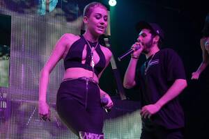 Miley Cyrus Creampie Porn - Watch Miley Cyrus + Borgore Perform 'Decisions' With Strippers [NSFW]