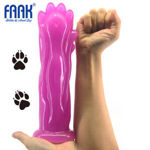 Game Ass Porn - FAAK Bear Paw Shape 7.4cm Big Animal Anal Plug Dildo Adult Game Ass  Expansion Butt