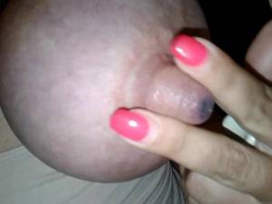 large lactating nipple pumping - 
