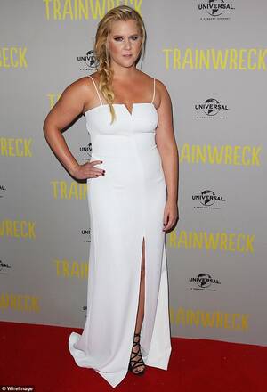 Amy Schumer Nude Fuck - Amy Schumer would pose nude in silver paint like Kim Kardashian | Daily  Mail Online