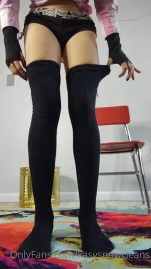 Black Thigh High Stocking Porn - Kasysnowpremium in my black thigh high socks drinking tea. trying to relax  today. do you like my ass xxx onlyfans porn video - CamStreams.tv