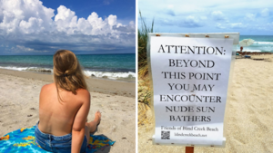 naked public beach dunes - This Florida Nude Beach Is Ranked One Of The Best In The US & It Allows  Kids - Narcity