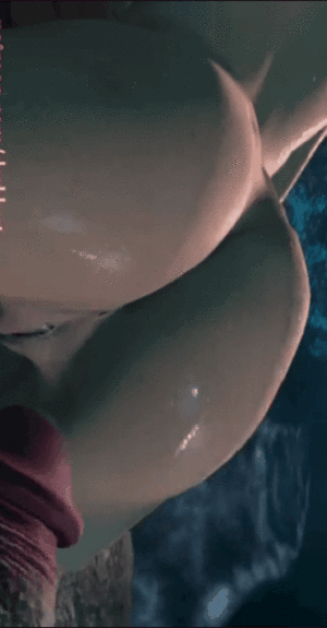 monster cock anal cartoon - Stunning cartoon babe butt fucked by monster cock gif