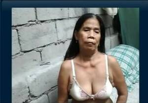 filipina granny - 55yr old Filipina granny gets naked on cam - ThisVid.com